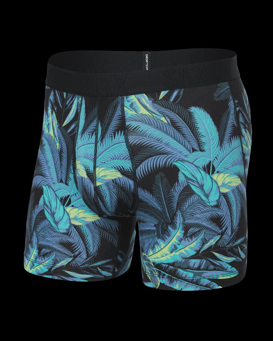 DropTemp® Cooling Cotton-Tropical Jungle-Blue, Size: S