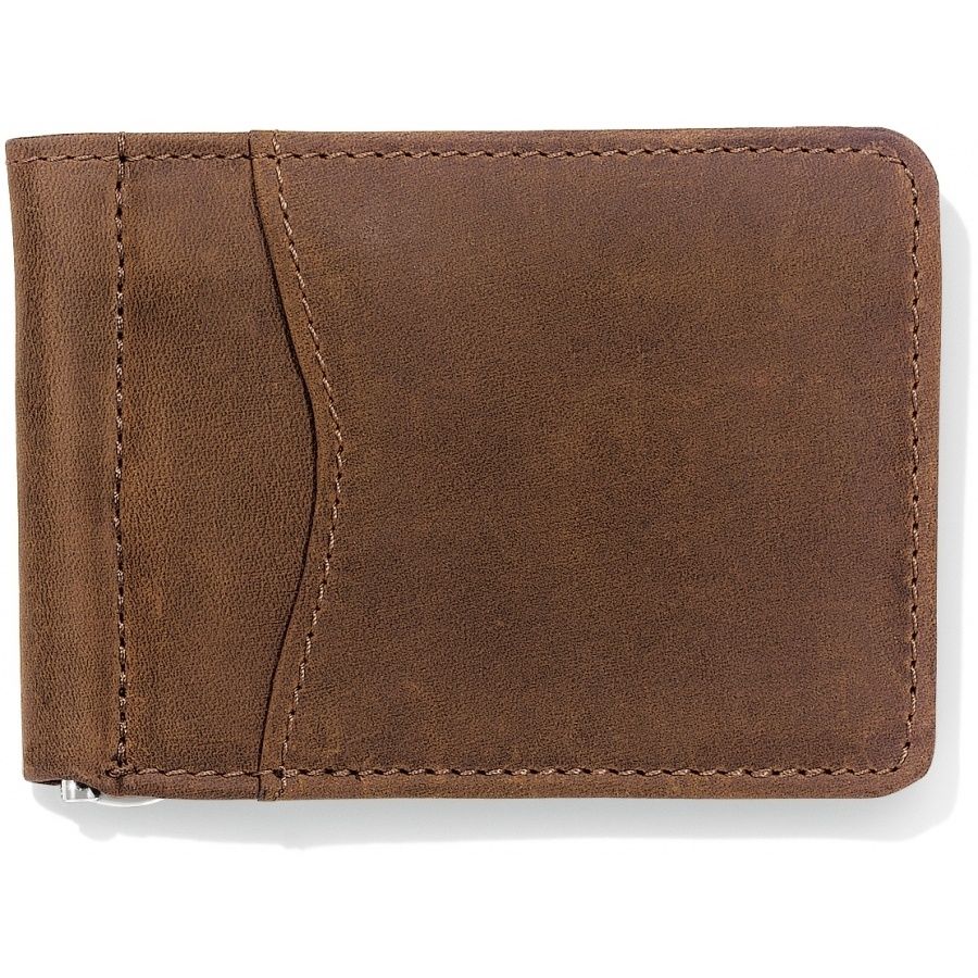 Vanderbilt Money Clip Wallet - Brown