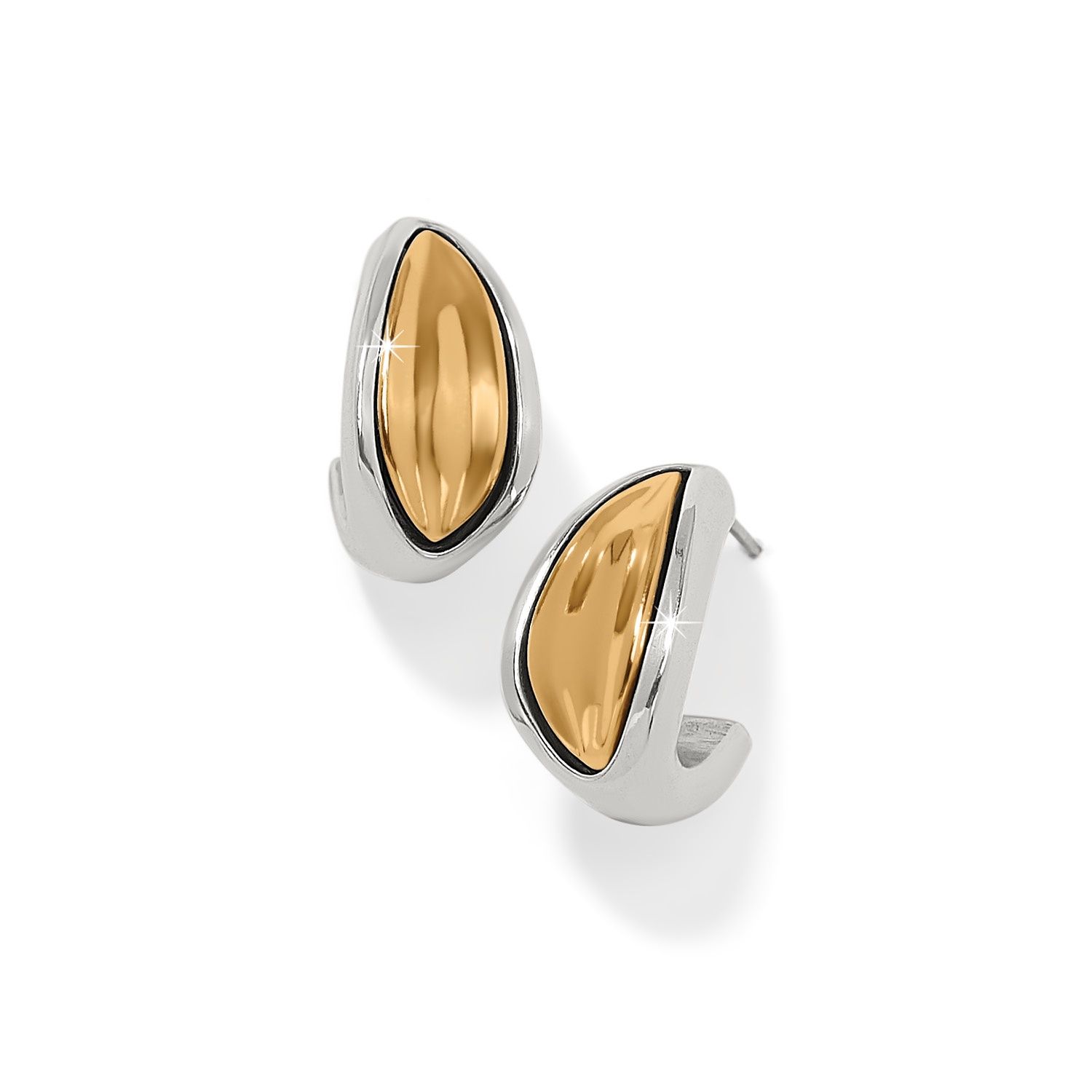 Cascade Hoop Earrings Silver/Gold