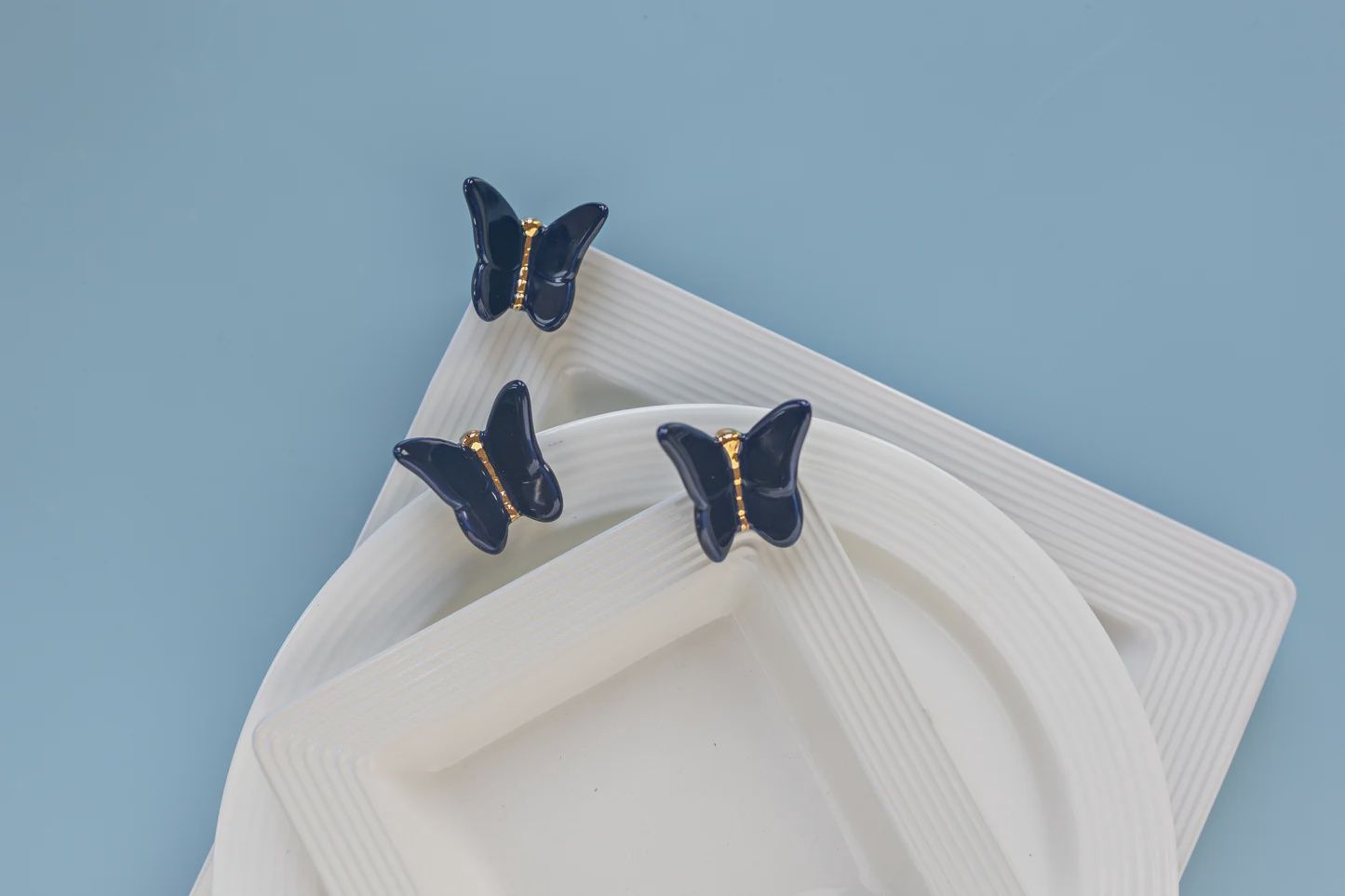 Flutter-By Butterfly Navy Blue Mini - Not Sold