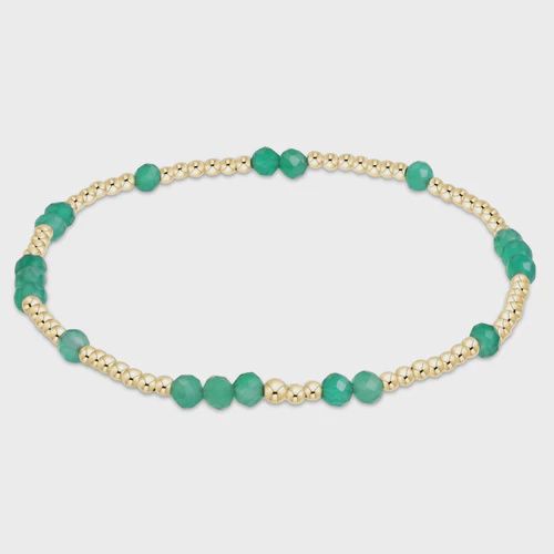 Hope Unwritten Gemstone Bracelet - Green Onyx