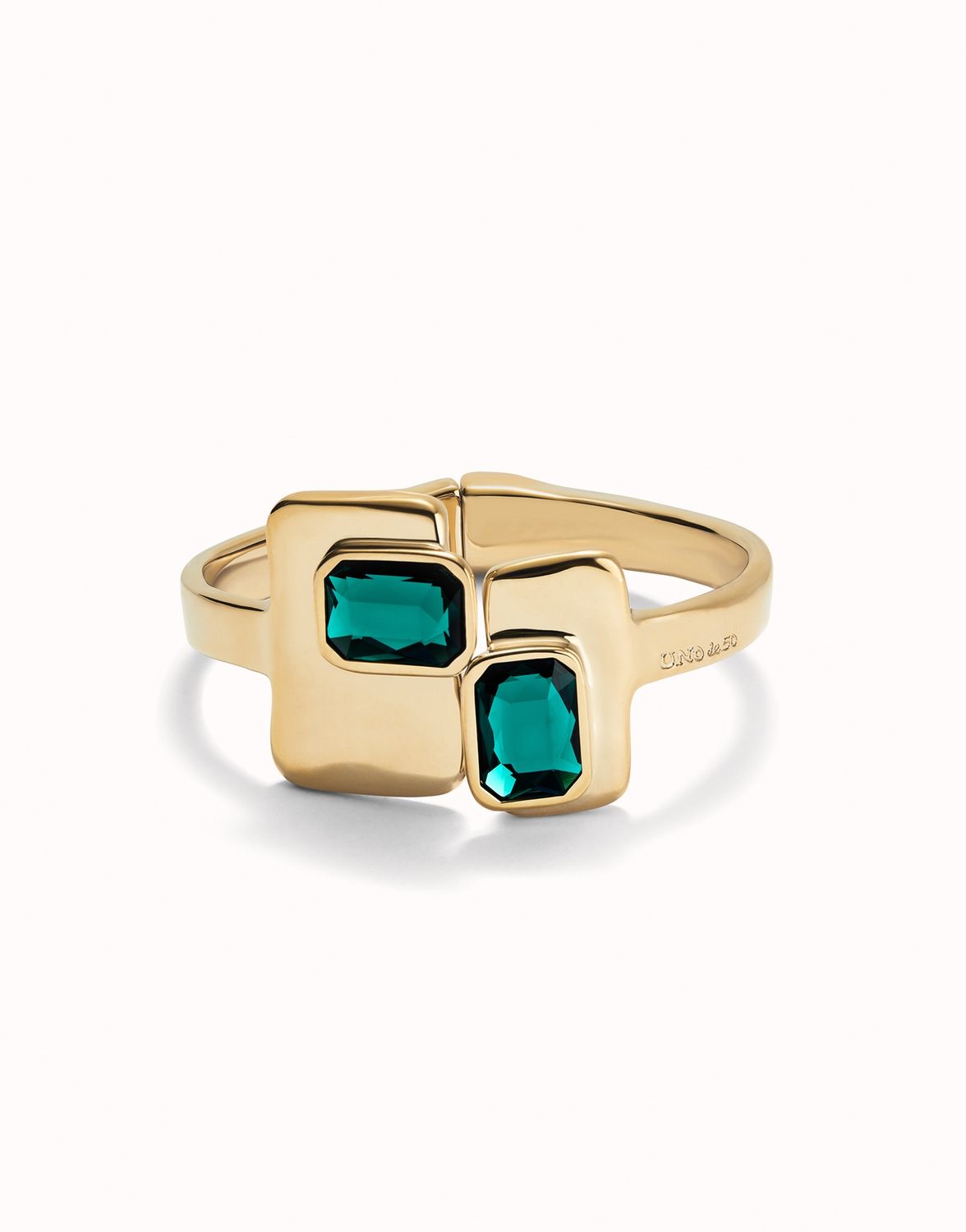 Ser Magnetica Bracelet Double Green Crystal