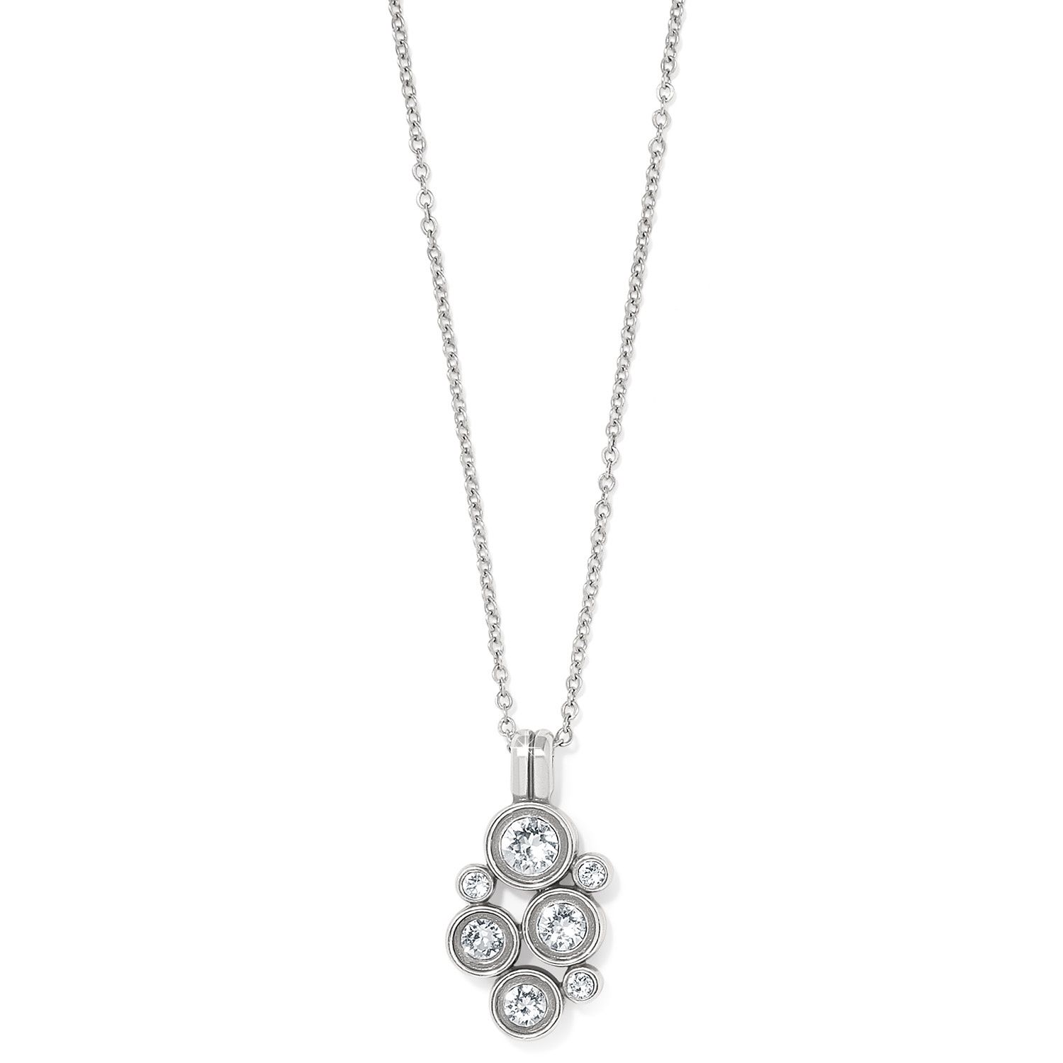 Constella Cluster Necklace, Colour: Crystal