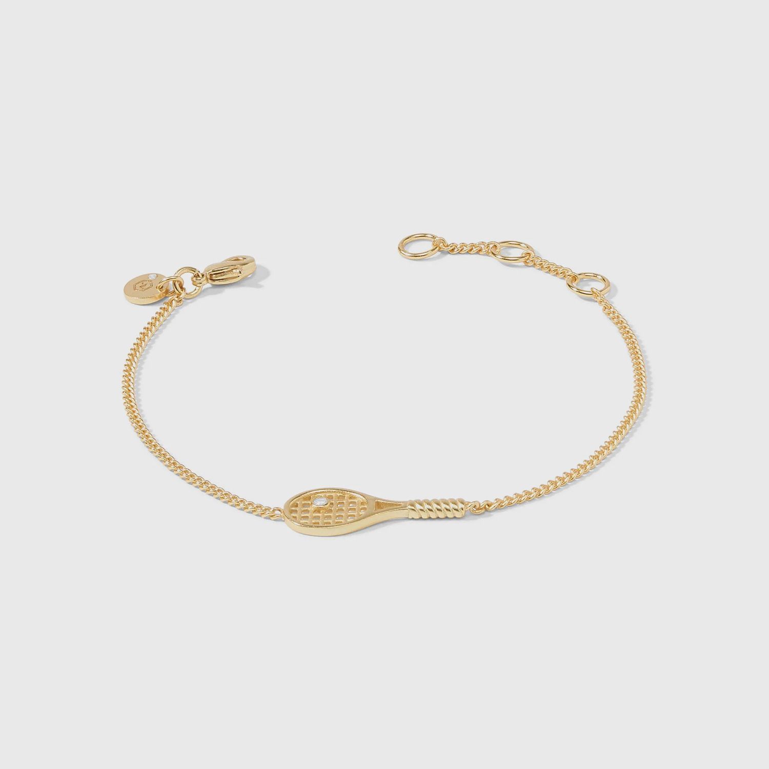 Tennis Racquet Delicate Bracelet