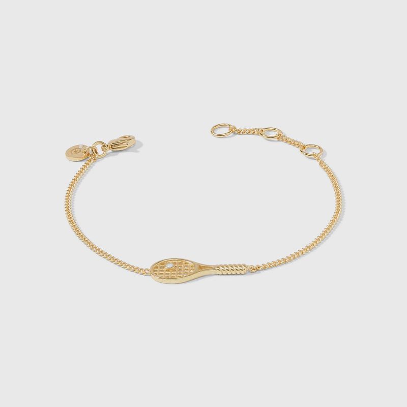 Tennis Racquet Delicate Bracelet