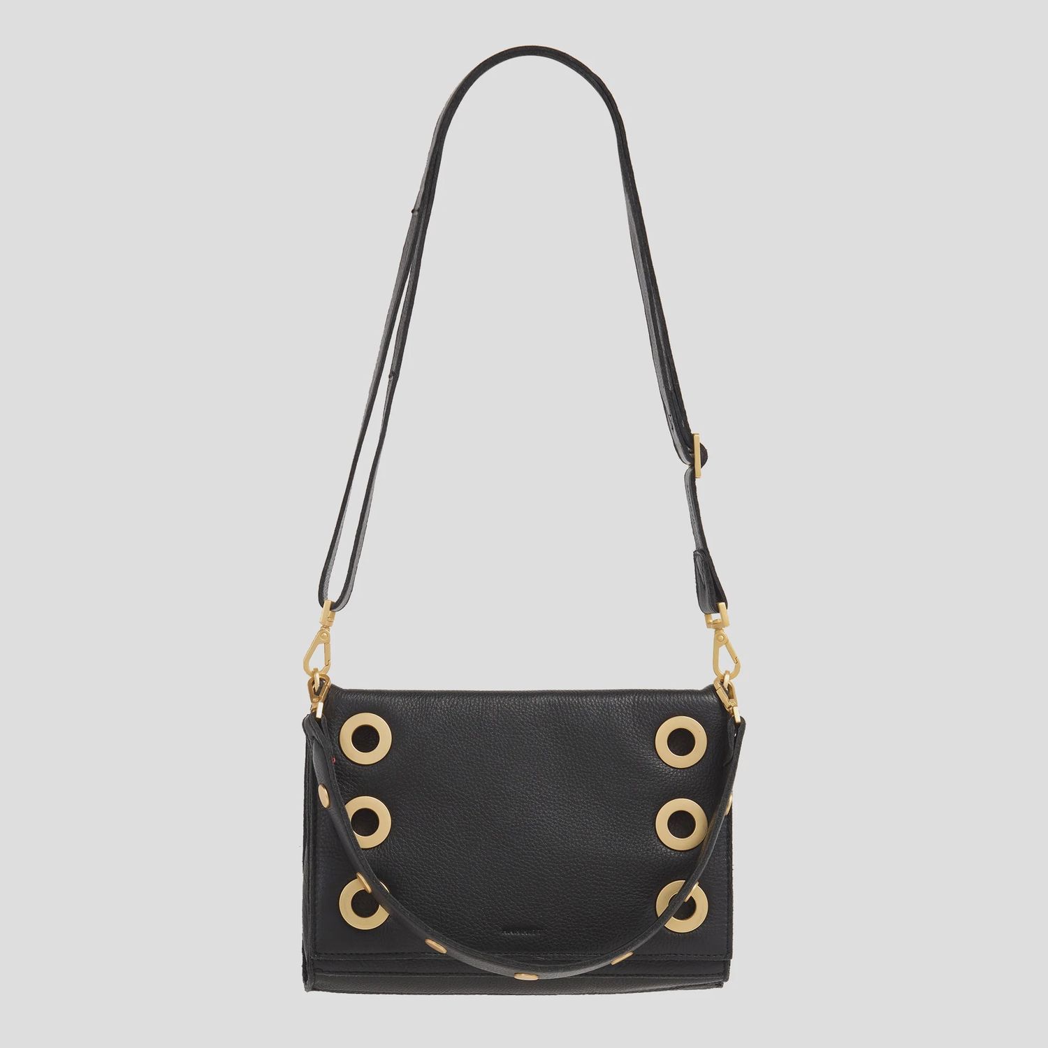 Montana Clutch Sml Black/Brushed Gold
