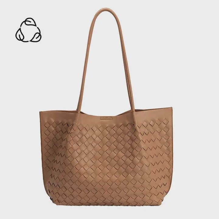 Victoria  Medium Tote Bag, Colour: Tan