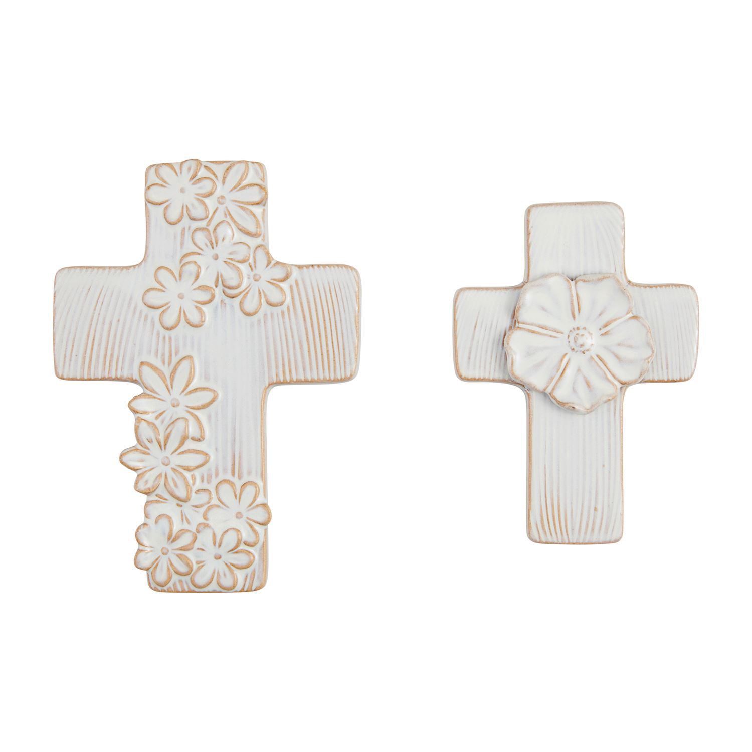 White Flower Crosses