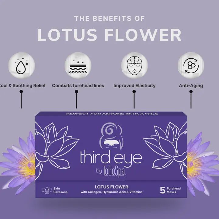 Forehead: Lotus Flower Third Eye