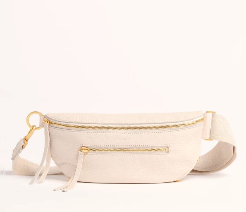 Charles Crossbody Med - Calla Lily White/Brushed Gold