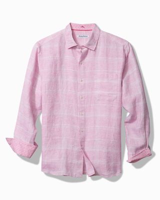 Paradisio Plaid Linen Shirt