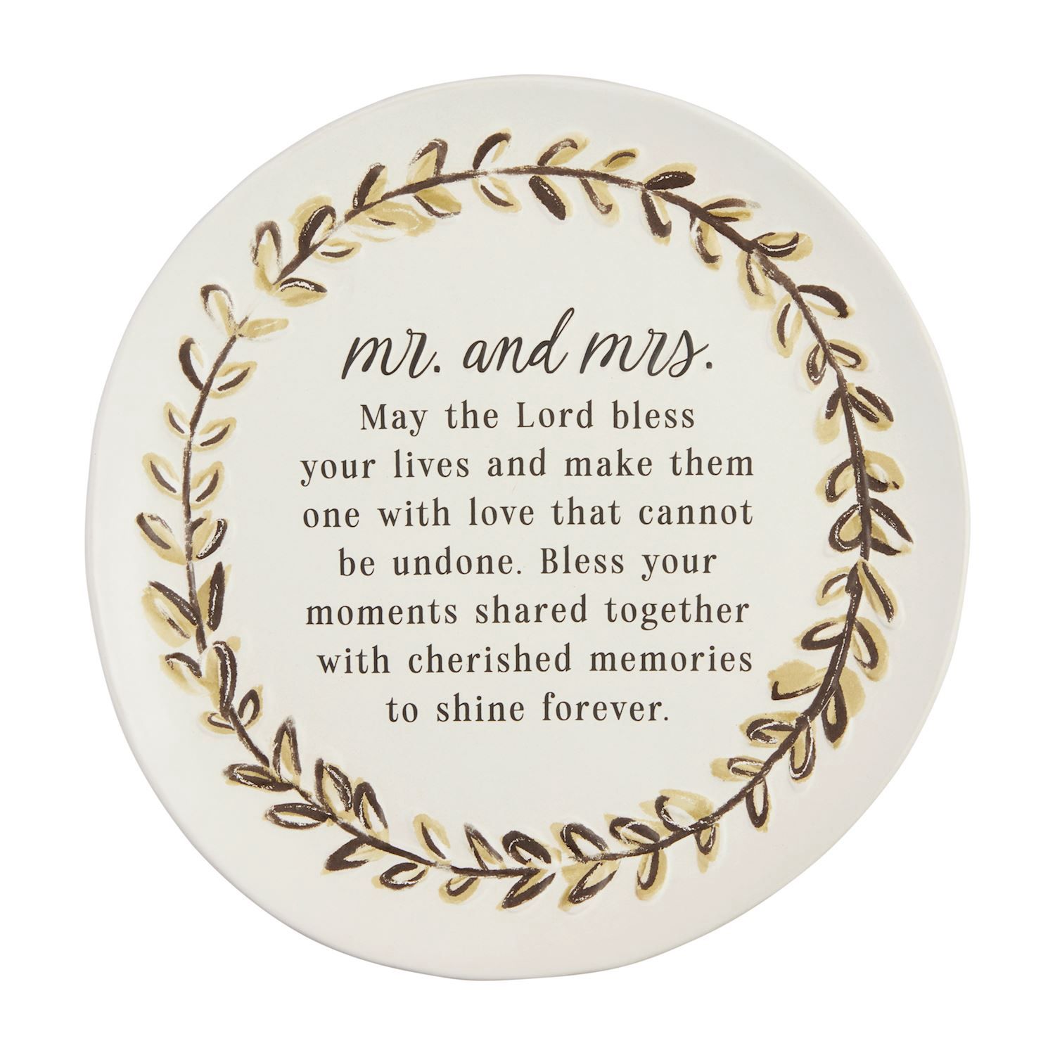 Mr. &amp; Mrs. Blessing Plate