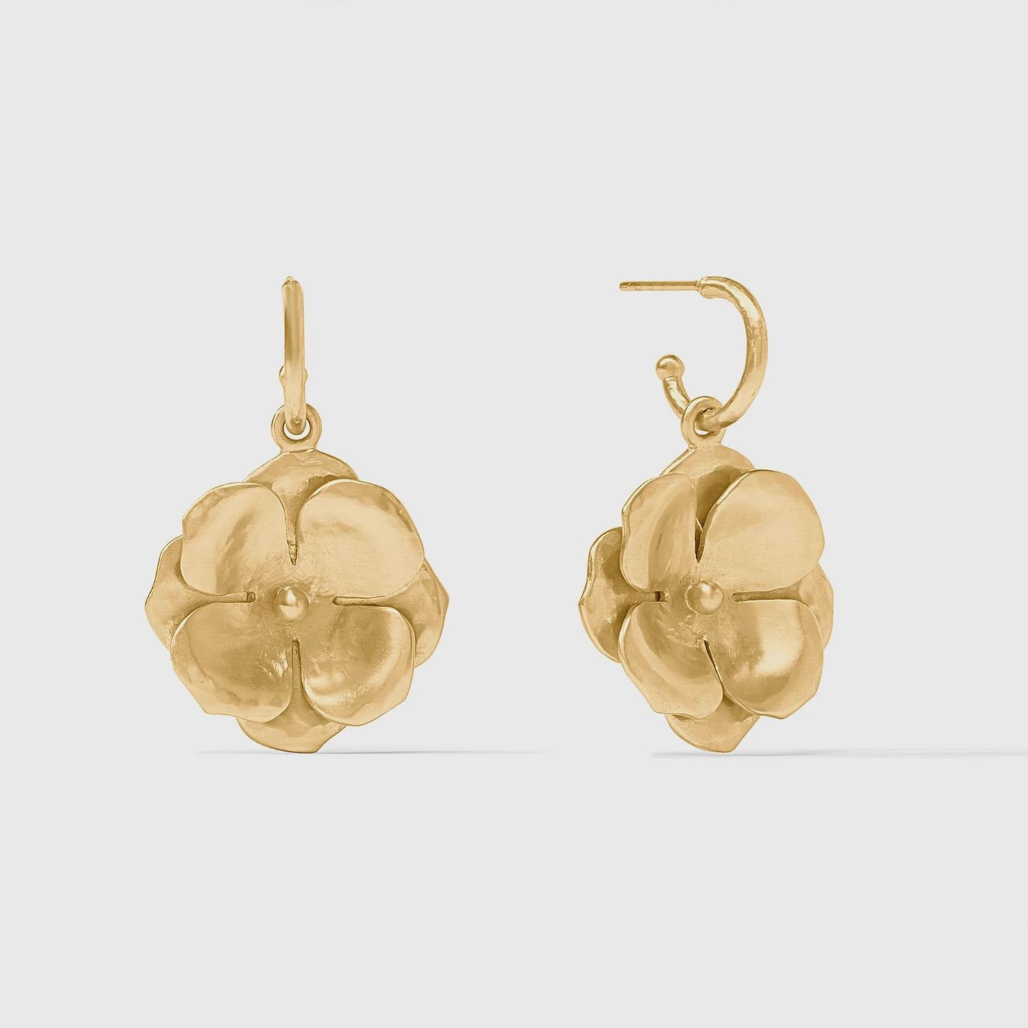 Bloom Hoop &amp; Charm Earring