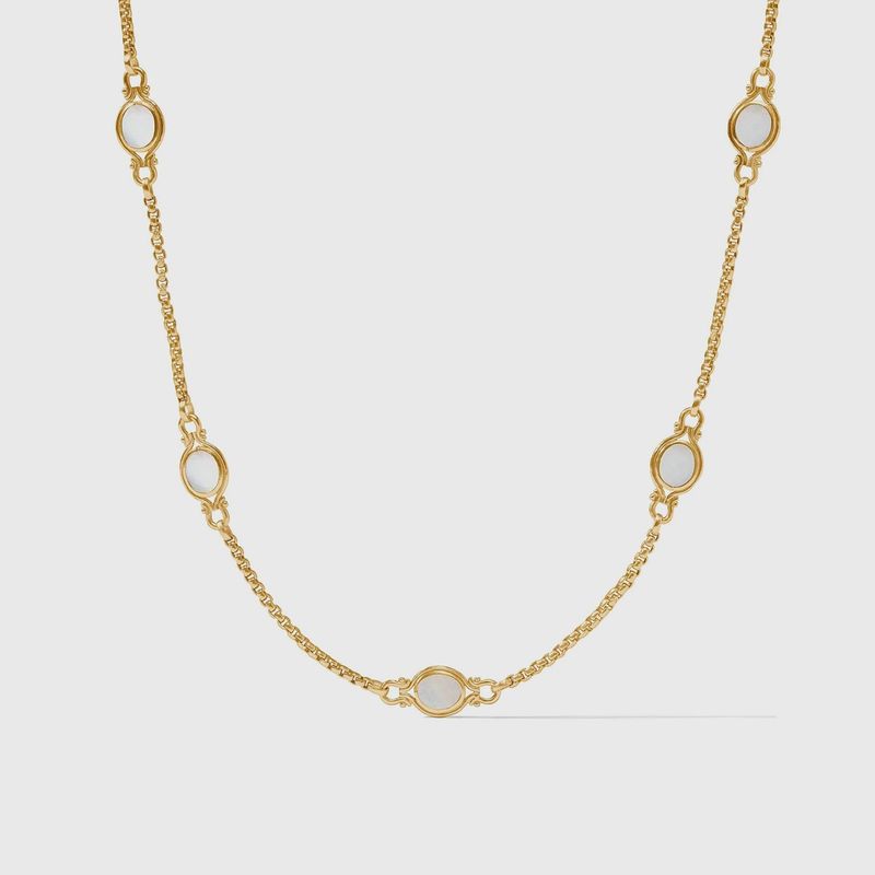 Saratoga Stone Station Necklace