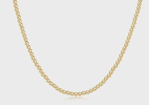 15&quot; Choker Classic Gold 3mm Bead