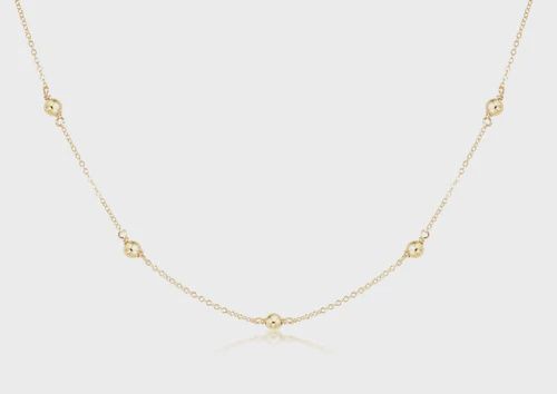15&quot; Choker Simplicity Chain Gold - Classic 4mm Gold
