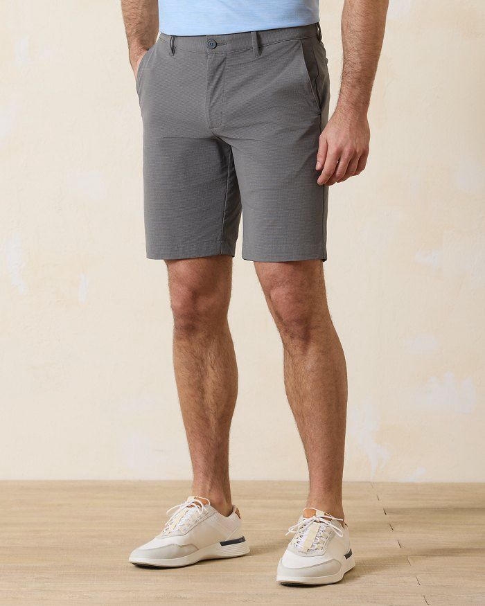 Chip Shot IslandZone® 9-Inch Shorts, Colour: Fog Grey, Size: 32