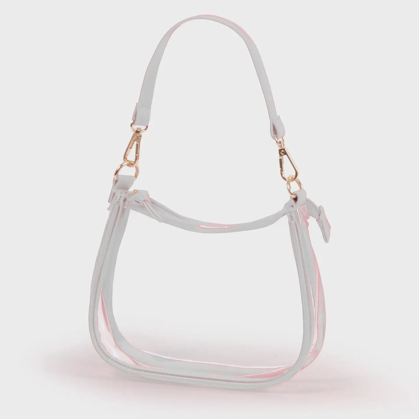 Clara Clear Purse-, Colour: White