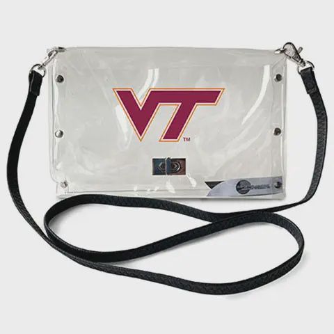 NCAA  Clear Envelope Purse-, Name: VT