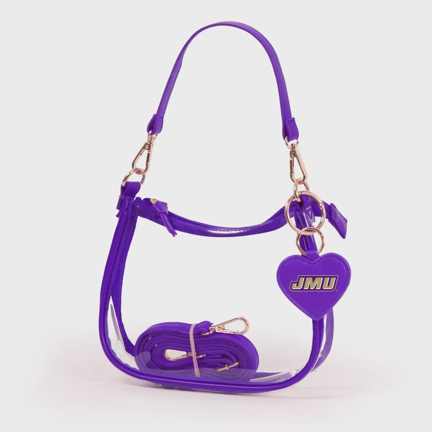 Clara Purse with Heart Charm, Name: JMU