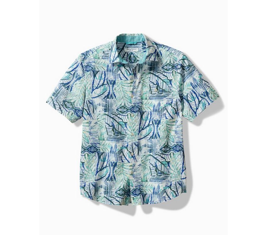 Nova Wave Bermuda Batik Shirt - Blue Freeze