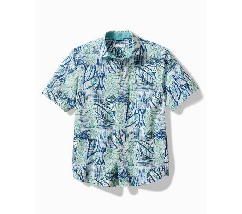 Nova Wave Bermuda Batik Shirt - Blue Freeze