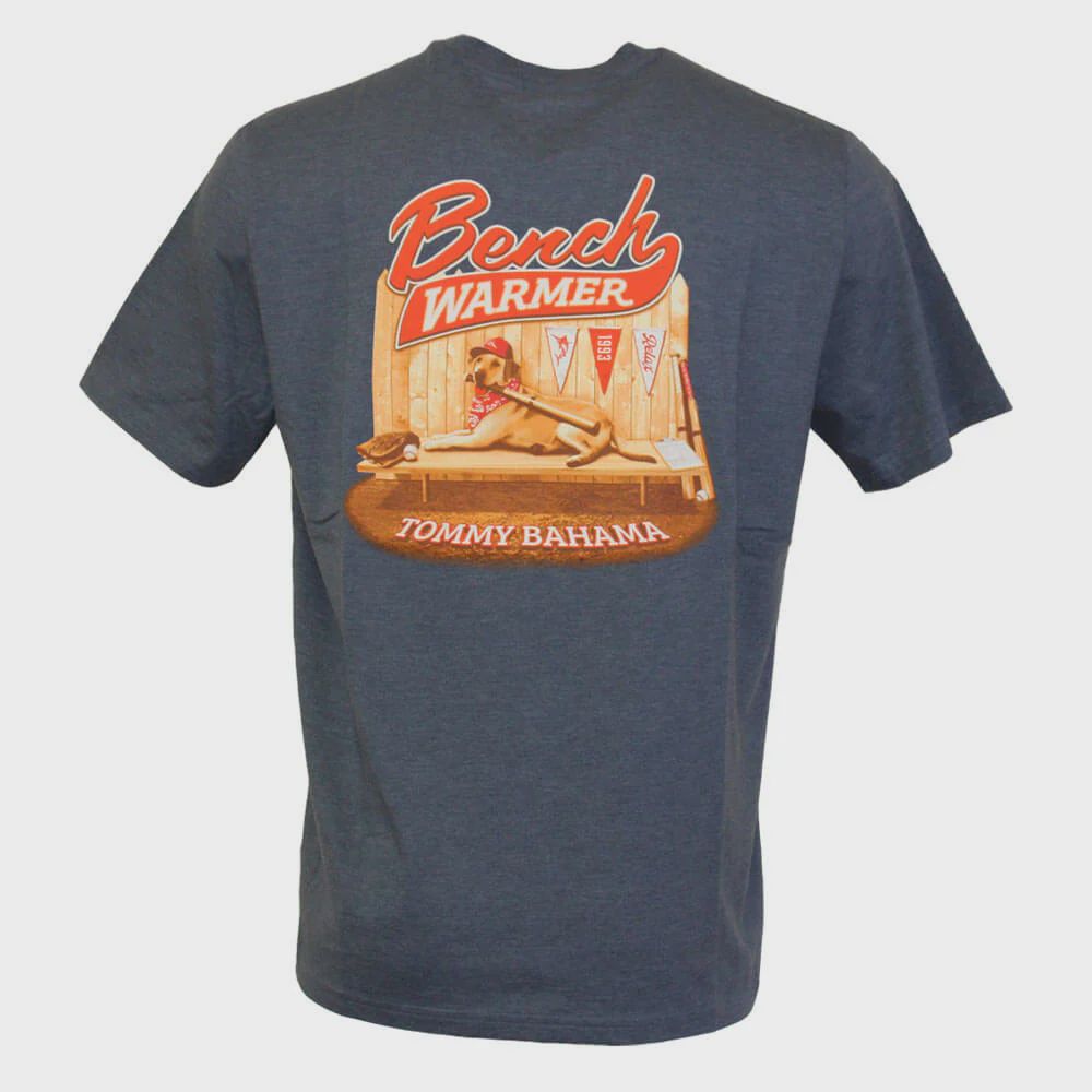 Bench Warmer Pocket T-Shirt - Navy Heather