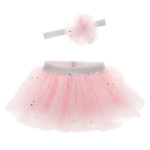 --SHIMMER PINK TUTU AND HEADBAND SET