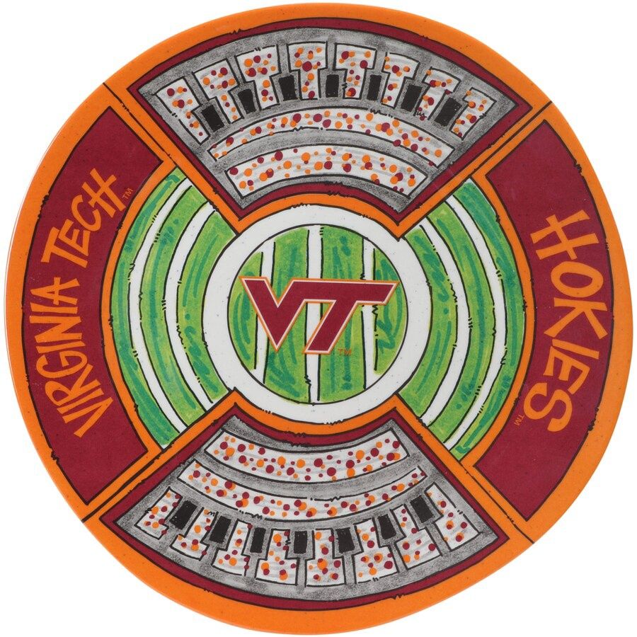VA Tech Round Stadium Platter