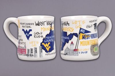  WVU Mountaineers Icon Ceramic Coffee Mug
