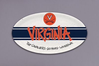 University of Virginia Melamine Oval Plate