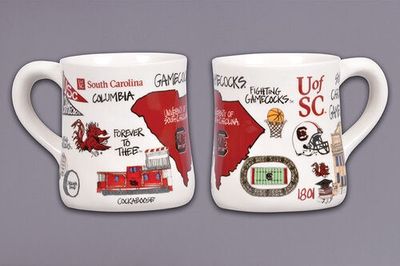 South Carolina Gamecocks Icon Ceramic Coffee Mug