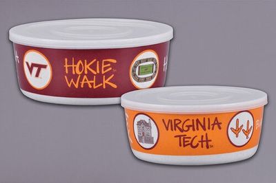 Virginia Tech Hokies Melamine Dinnerware 2-Piece Set