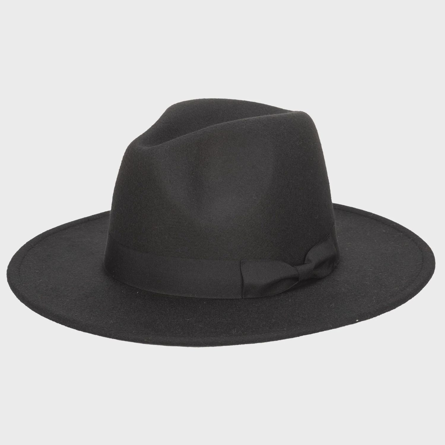 Men&#39;s Faux Felt Fedora With Grosgrain