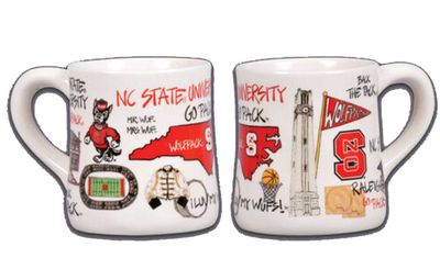 NC State Wolfpack Iconic Ceramic Coffee Mug