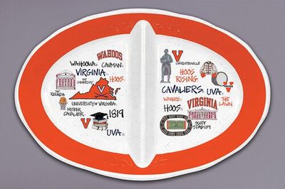 UVA 2-Section Melamine Server