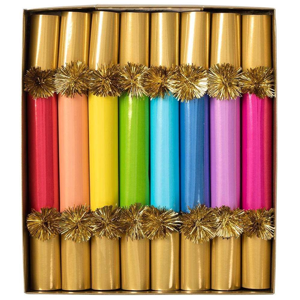 Color Palette Slim Celebration Crackers - 8 Per Box