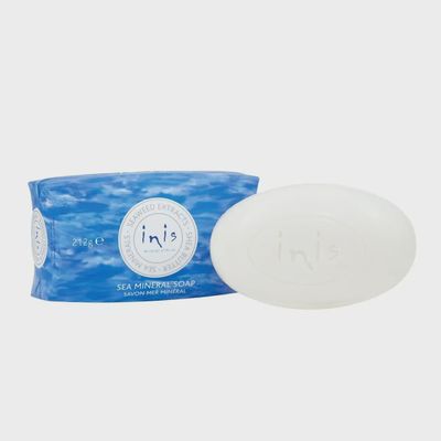 INIS Sea Mineral Triple-Milled Bar Soap 7.4 oz displayed against a neutral studio background