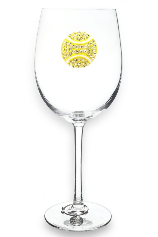 STEMMED TENNIS BALL WINE GLASS