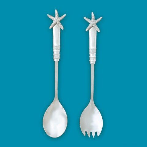 Starfish Salad Servers (Stainless)