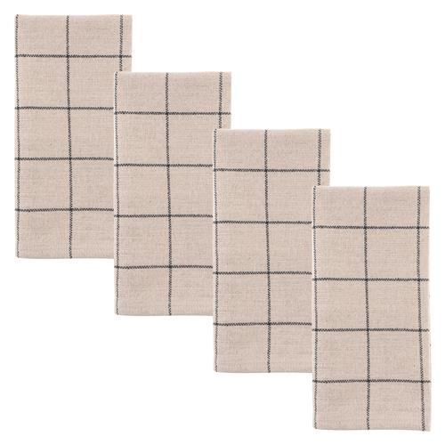 Window Pane Dinner Napkins Set of 4