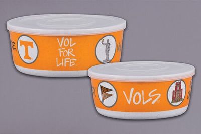 Tennessee Melamine Food Storage Container Set of 2