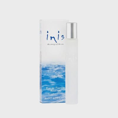 Inis Travel Roll-On Fragrance 0.27 fl. oz. bottle displayed against a white studio background