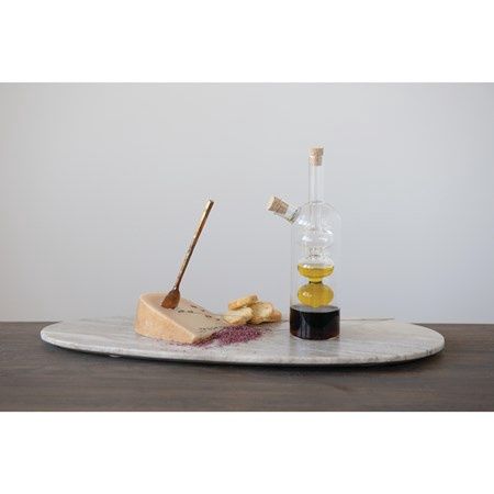 GLASS OIL &amp; VINEGAR CRUET