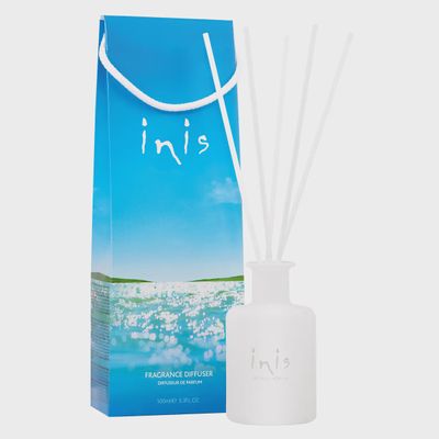 INIS Sparkling Fresh fragrance diffuser 3.3 fl. oz. bottle on neutral background