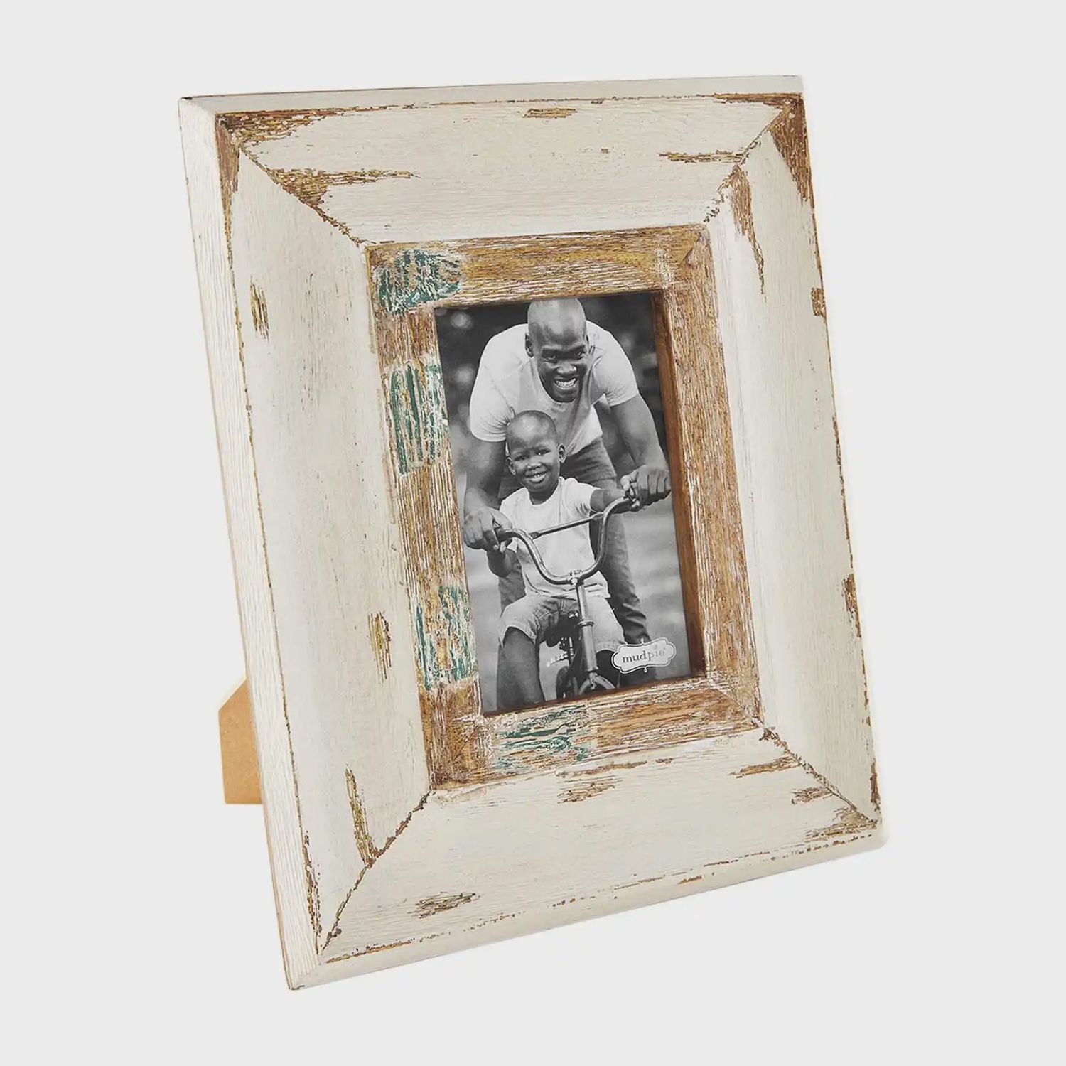 SMALL CREAM WEATHERED PICTURE FRAME