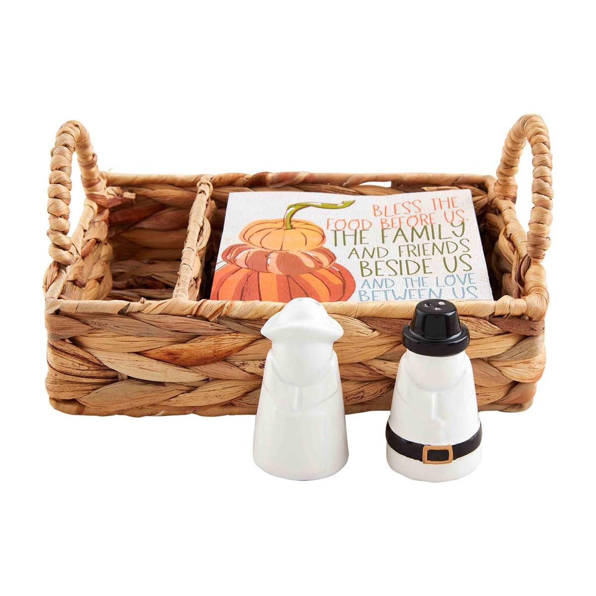 Pilgrim Salt &amp; Pepper Napkin Basket Set