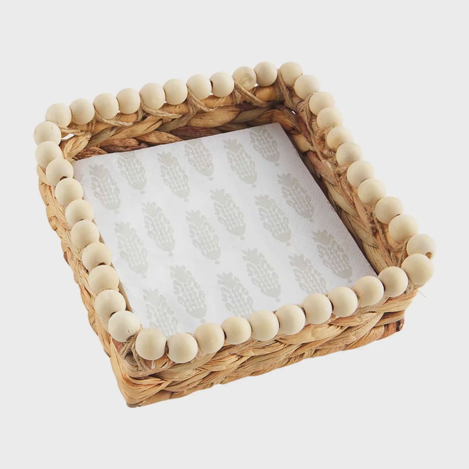 HYACINTH BASKET AND NAPKIN SET