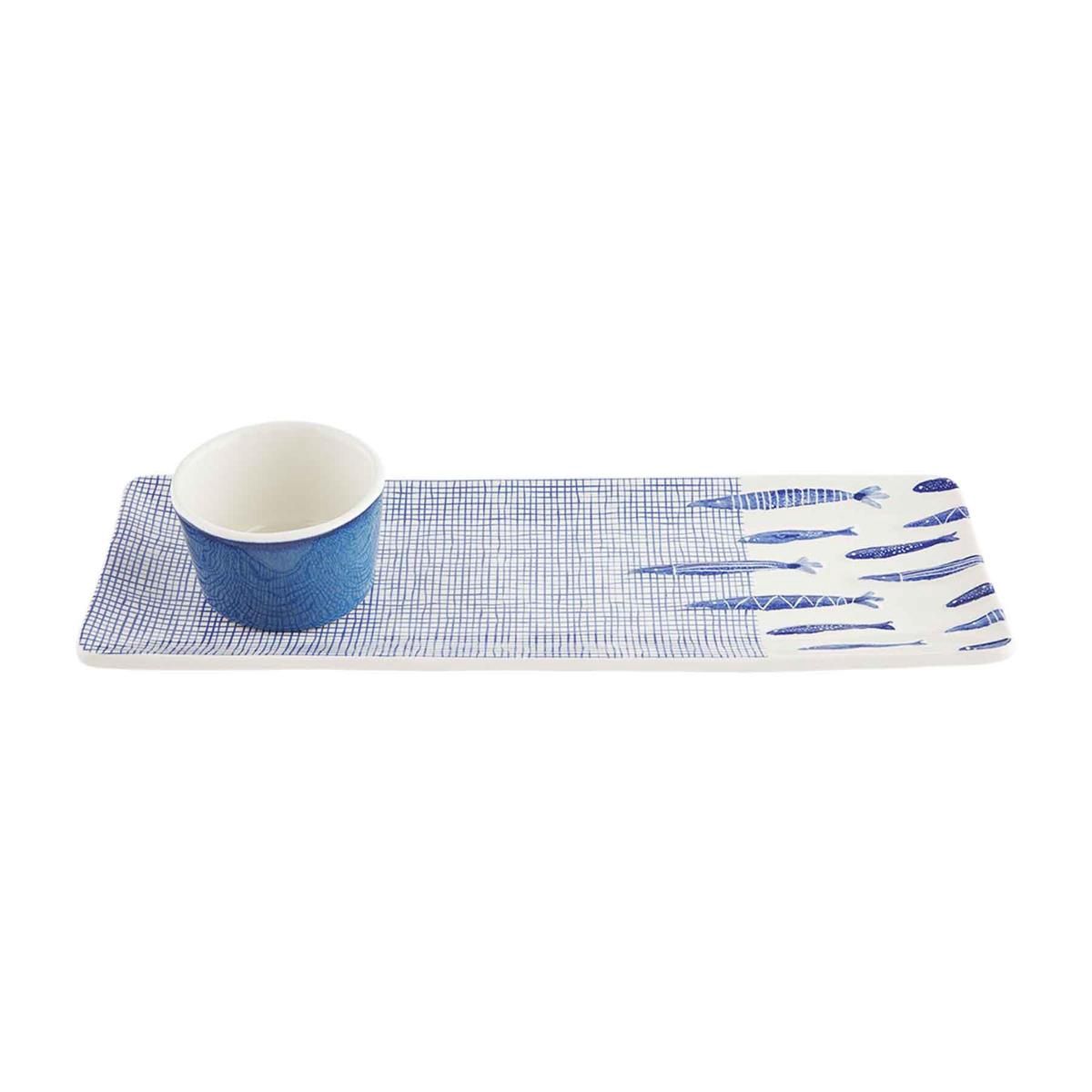 Blue Fish Dip n Appetizer Set