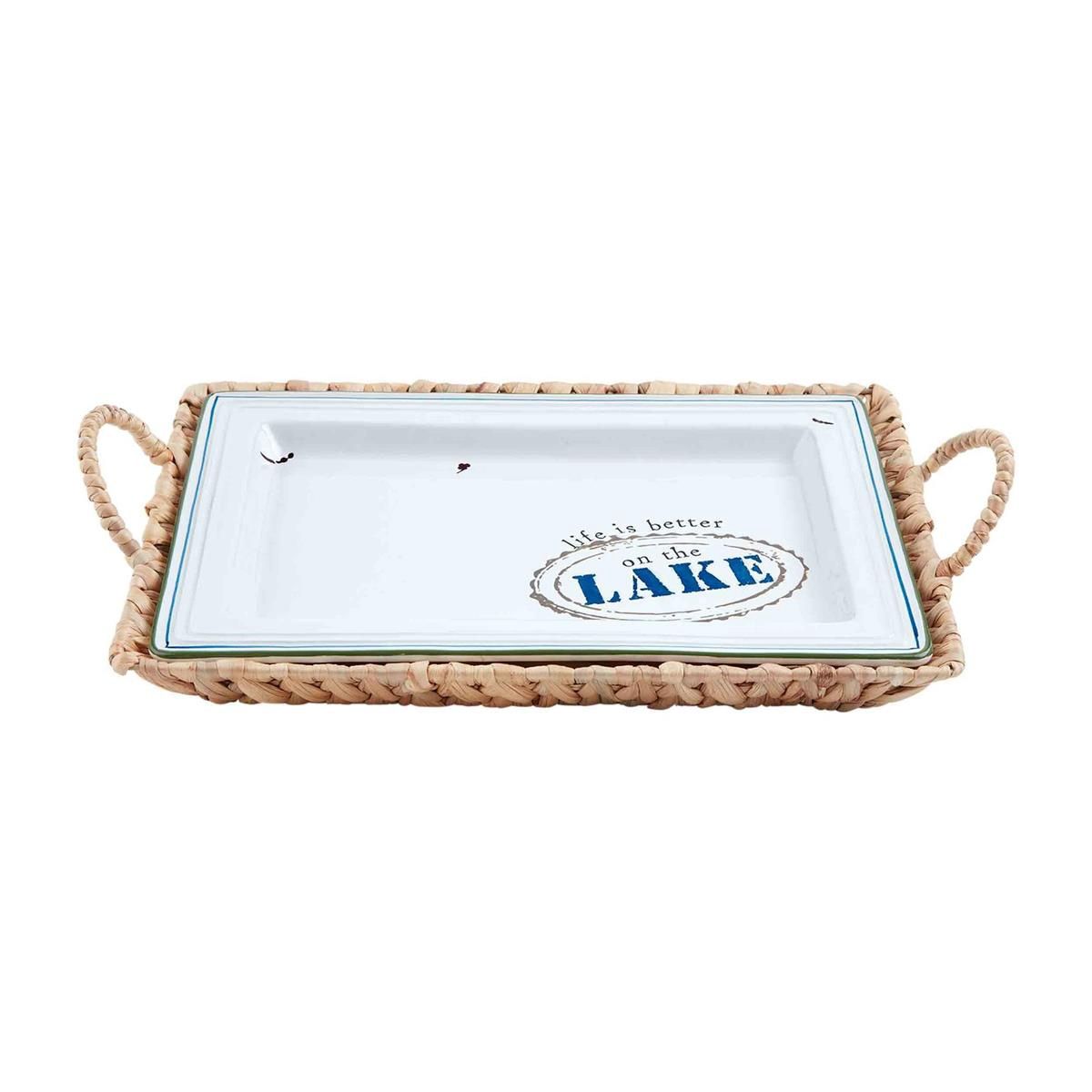 Lake Platter &amp; Basket Set